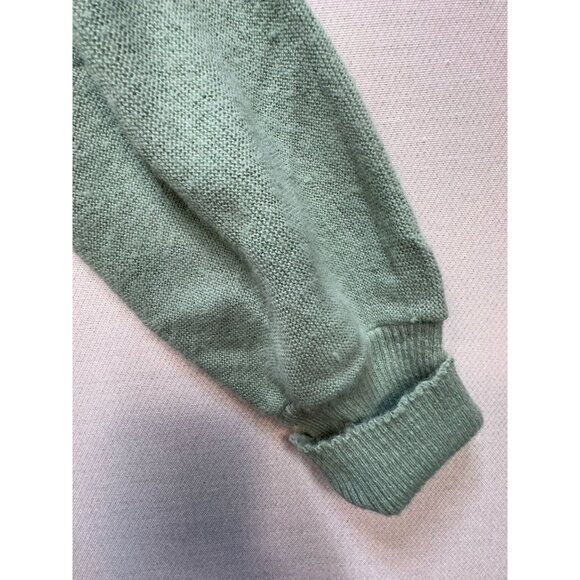 Arnold Palmer Robert Bruce Womens Knitted Cardigan Sweater Size L Green V-Neck - Picture 5 of 10